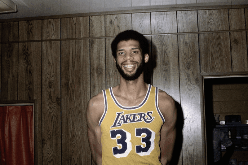 Photo of Kareem Abdul-Jabbar, Los Angeles Lakers center