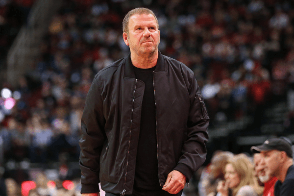 Feb 2, 2020; Houston, Texas, USA; Houston Rockets owner Tilman Fertitta walks on the court during the game against the New Orleans Pelicans at Toyota Center.