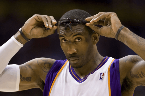 Amar'e Stoudemire was voted the best center in Suns history. 163860 Suns0414 Suns Nuggets Amare Stoudemire