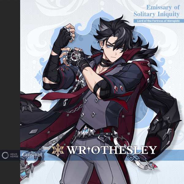Wriothesley's Official Art (Photo from Genshin Impact's Official Facebook Page)