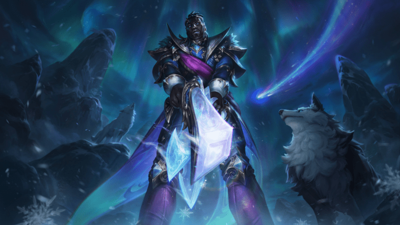 Winterblessed Lucian Official Splashart (Photo from League of Legends)