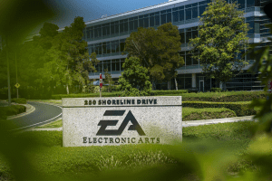 Electronic Arts headquarters in Redwood City, California, US, on Tuesday, July 18, 2023. Electronic Arts Inc. is scheduled to release earnings figures on August 1. Photographer: David Paul Morris/Bloomberg via Getty Images