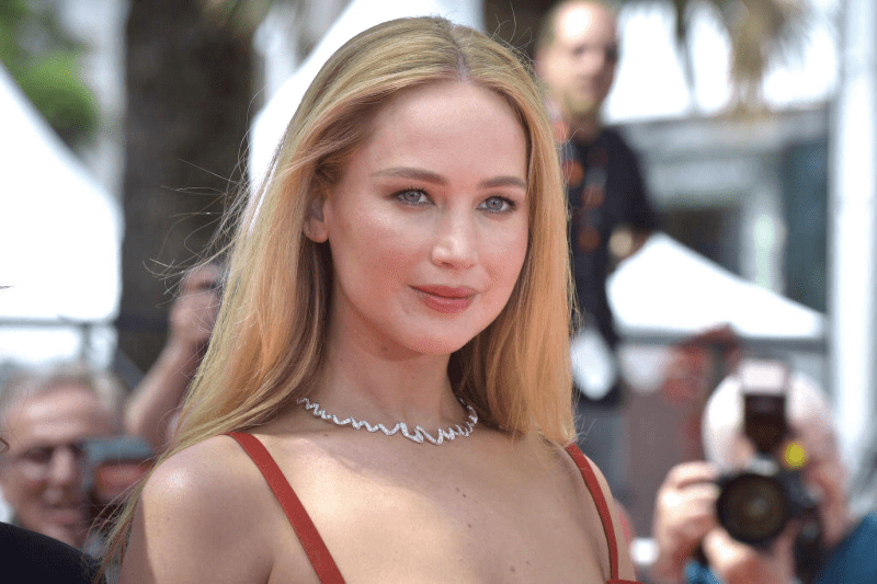 American actress Jennifer Lawrence at Cannes Film Festival 2023. Red Carpet Anatomie D'une Chute (Anatomy Of A Fall). Cannes (France), May 21st, 2023 (Photo by Rocco Spaziani/Archivio Spaziani/Mondadori Portfolio via Getty Images)
