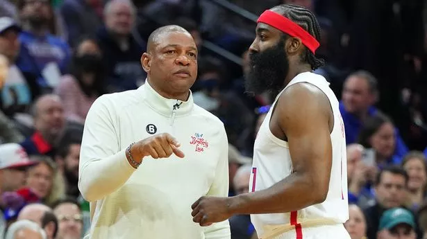 Doc Rivers brought James Harden to the Philadelphia 76ers via trade in February 2022 (Image: Getty Images)