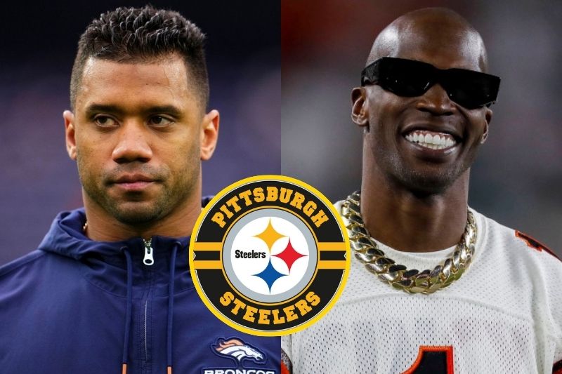 Denver Broncos Russell Wilson and former American football wide receiver Chad Johnson